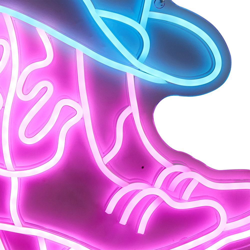 Cowboy Hat Pink Neon Sign Image 4