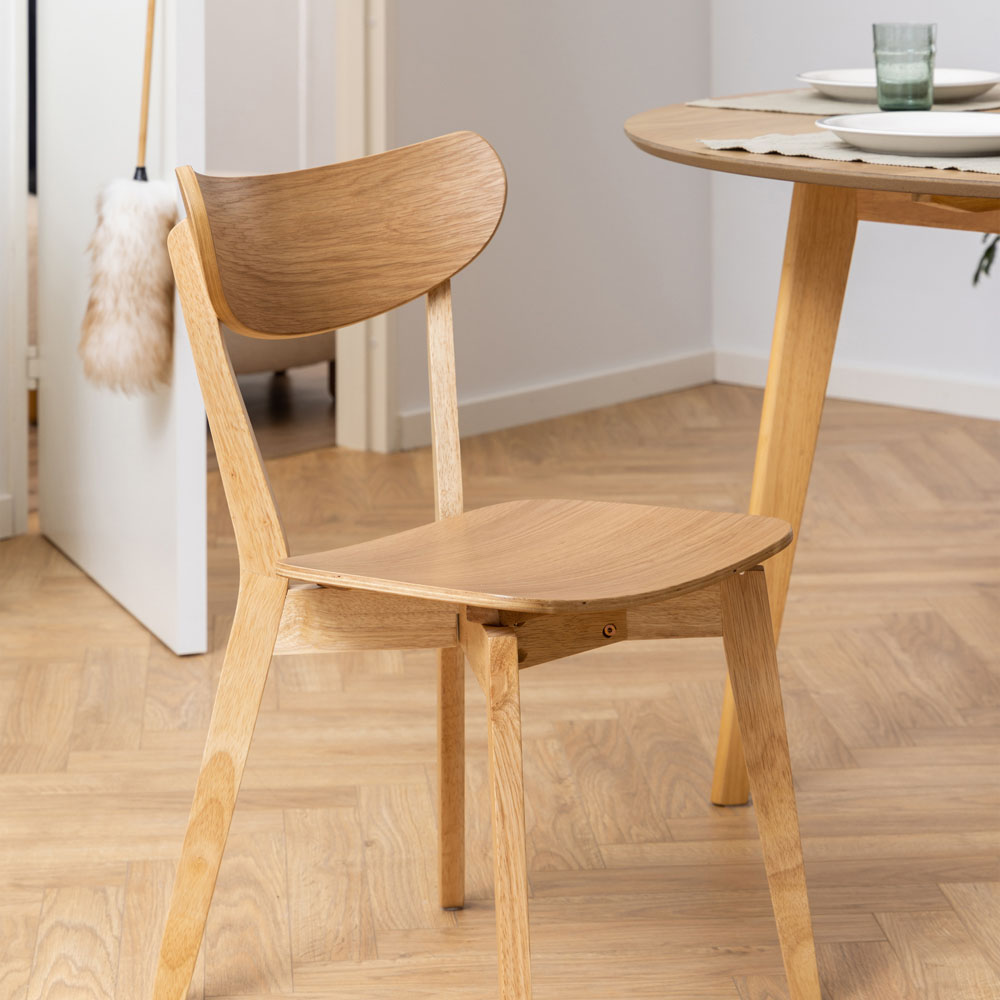 Furniture To Go Roxby Oak Dining Chair Set of 2 Image 6