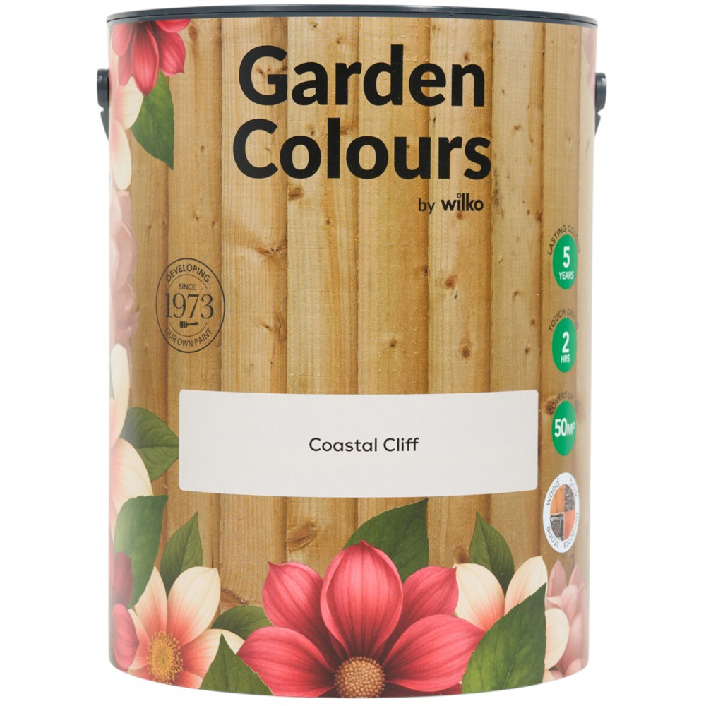Wilko Garden Colours Coastal Cliff Wood Paint 5L Image 10