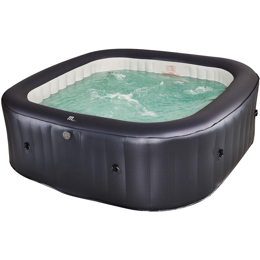 Mspa Otium 6 Person Grey Hydrojet Inflatable Hot Tub Spa Image 6