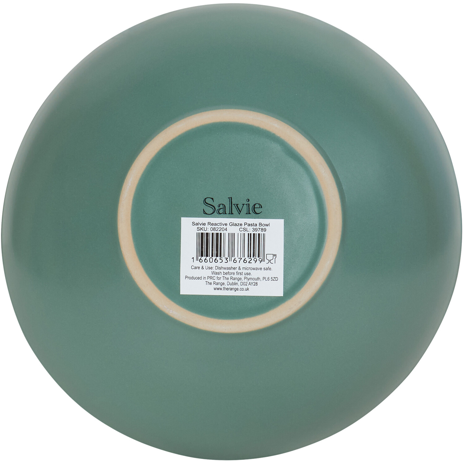 Salvie Reactive Glaze Pasta Bowl - Sea Green Image 3