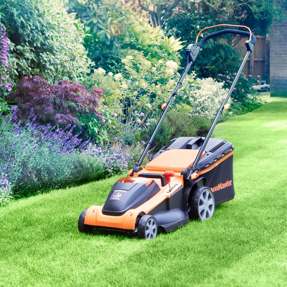 LawnMaster MX 24V 48V 41cm Cordless Lawnmower with Battery Set Image 2