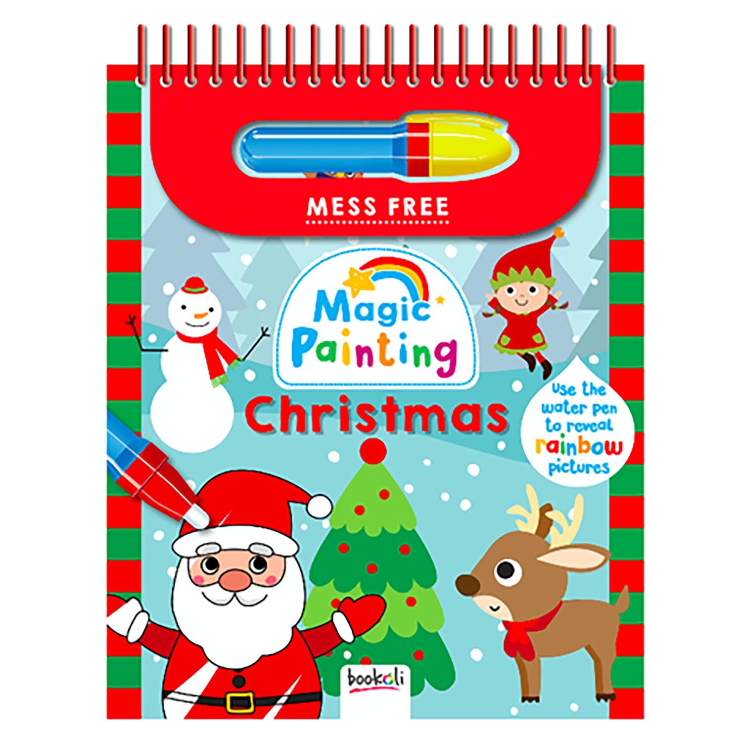 Bookoli Magic Painting Christmas Book Image