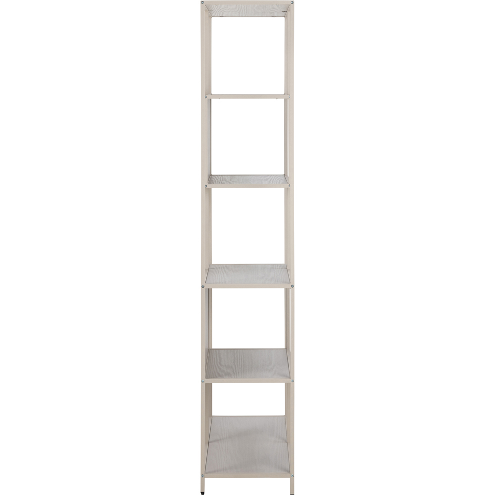 Furniture To Go Seaford Grey 5 Shelf Tall Bookcase Image 4