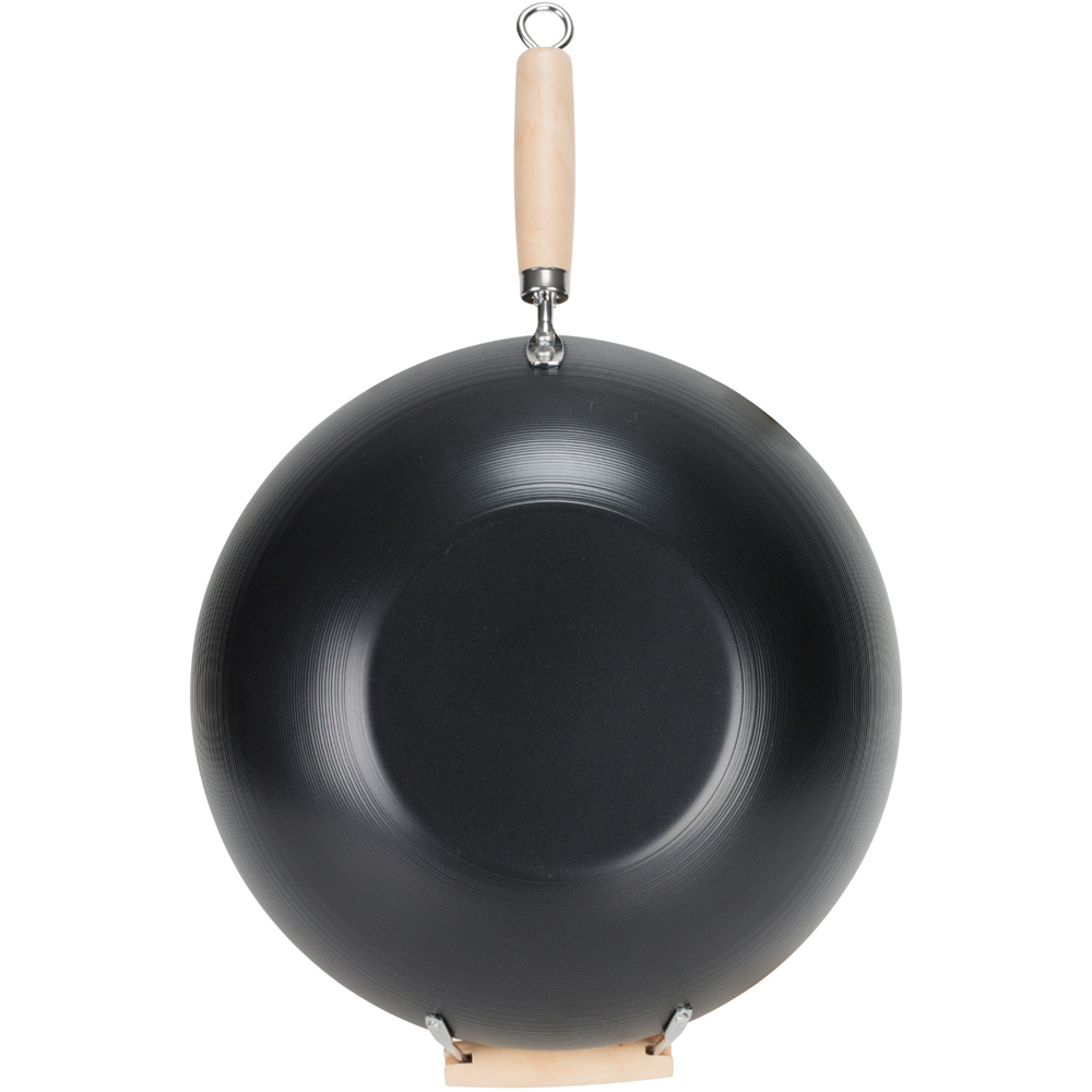 MY 34cm Carbon Steel Wok Image 2