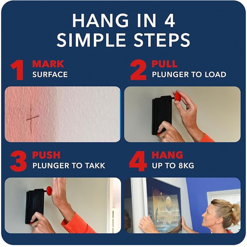 Takker Picture Hanging Kit 121 Piece Image 5