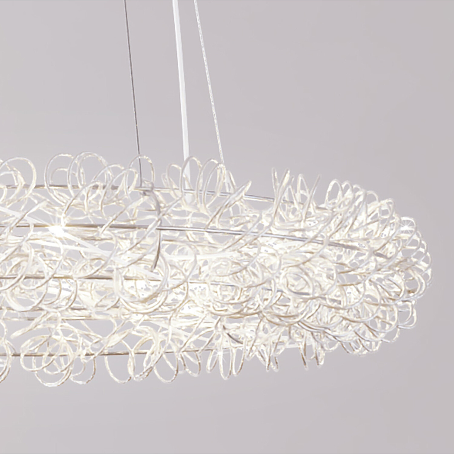 Alice LED Ceiling Fitting Silver Image 3