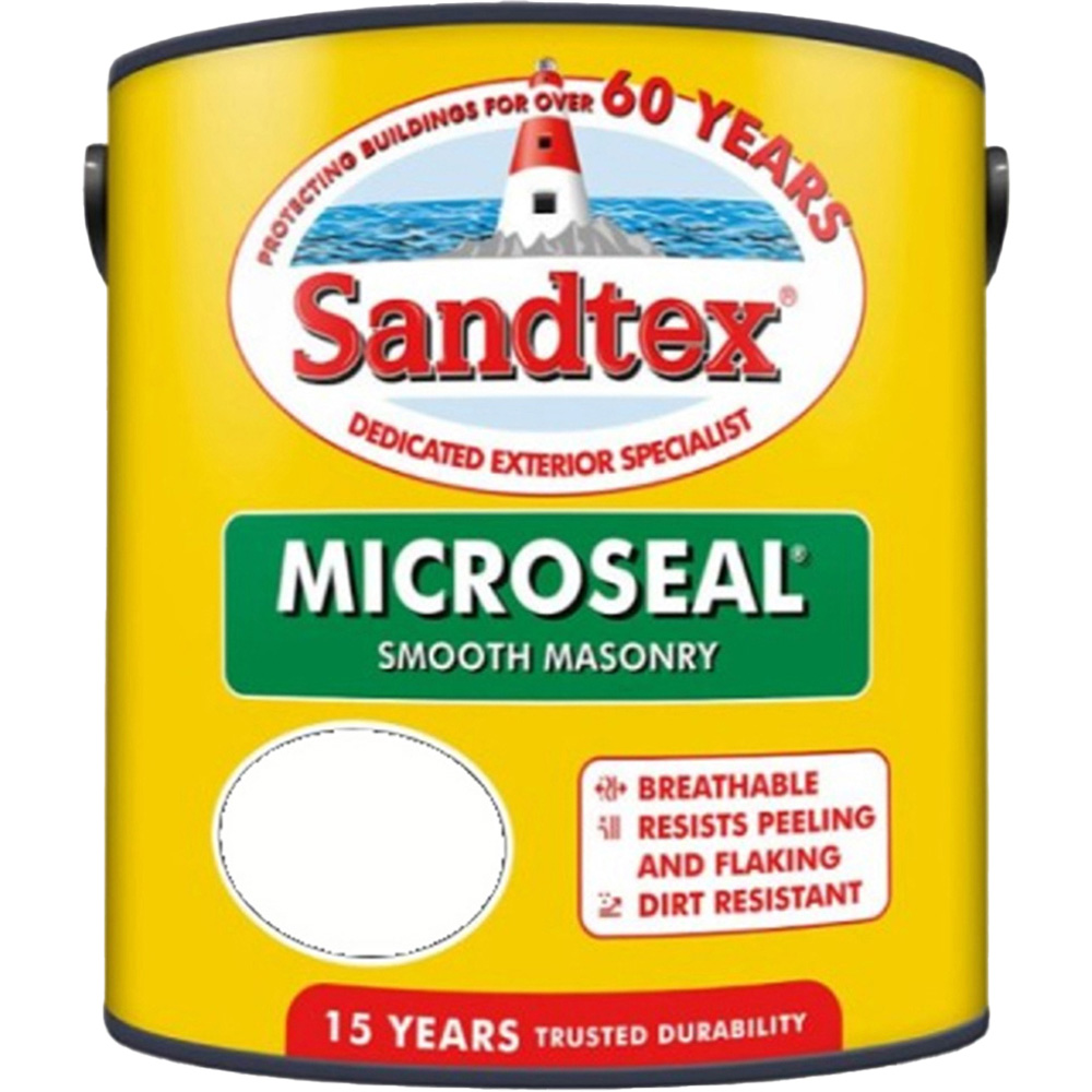 Sandtex Retail Brick Red Microseal Masonry Paint 2.5L Image 2