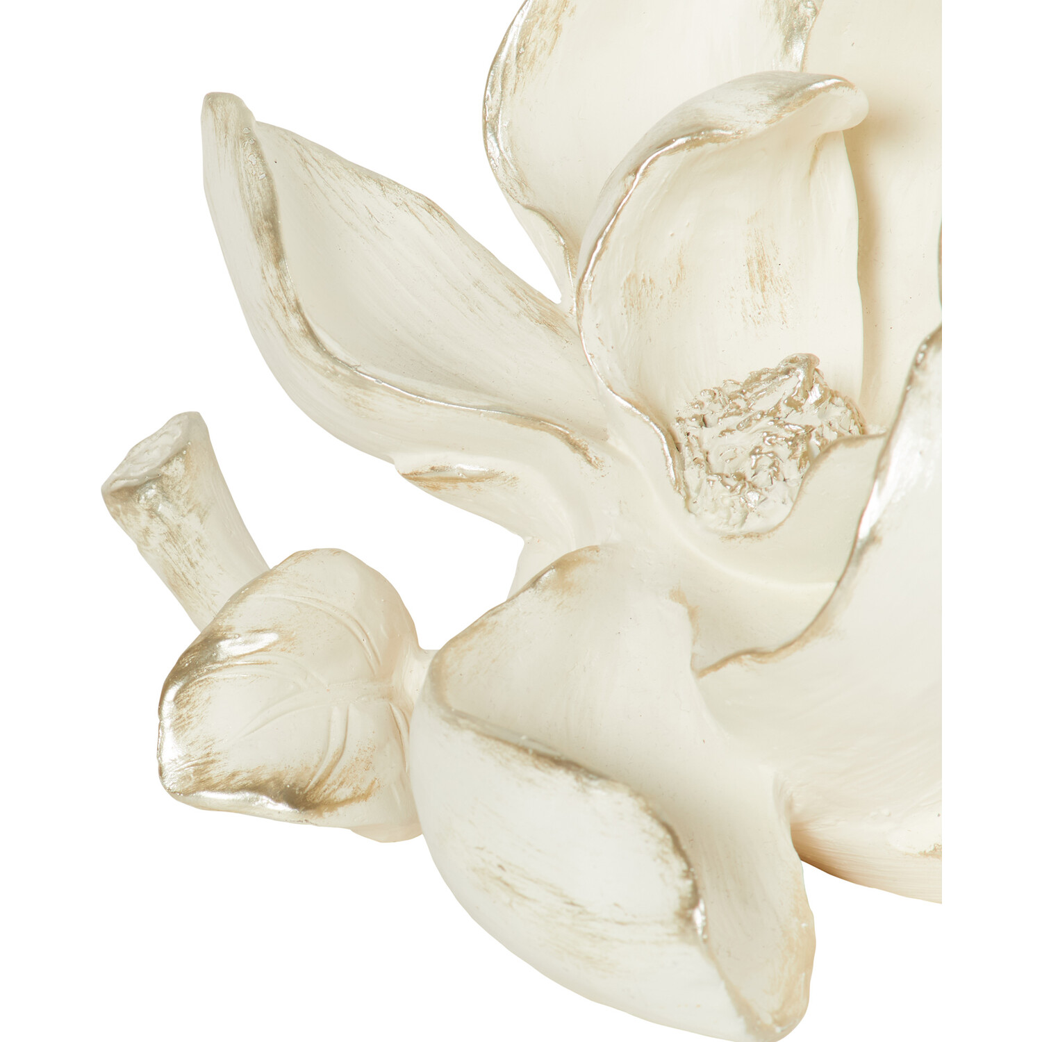 Magnolia Ornament - White Image 4