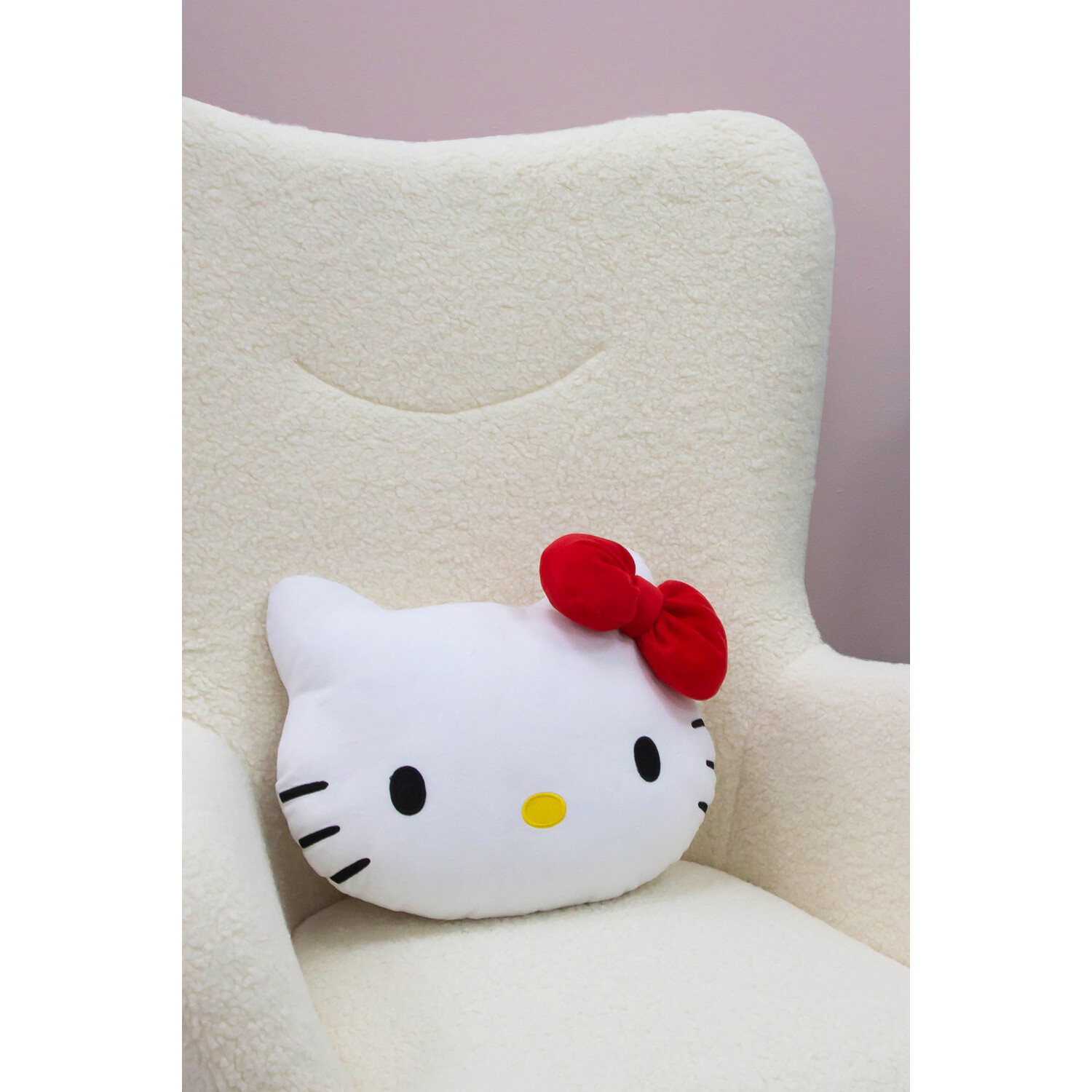 Hello Kitty Shaped Cushion - White Image 7