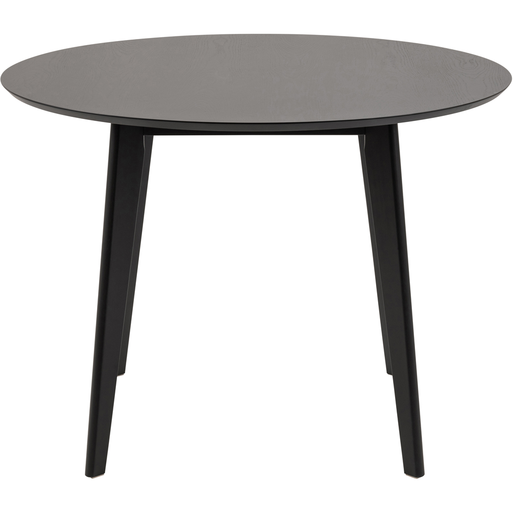 Furniture To Go Roxby Black 4 Seater Round Dining Set Image 3