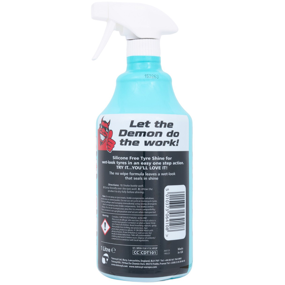 CarPlan Demon Wet Look Tyres 1L Image 2
