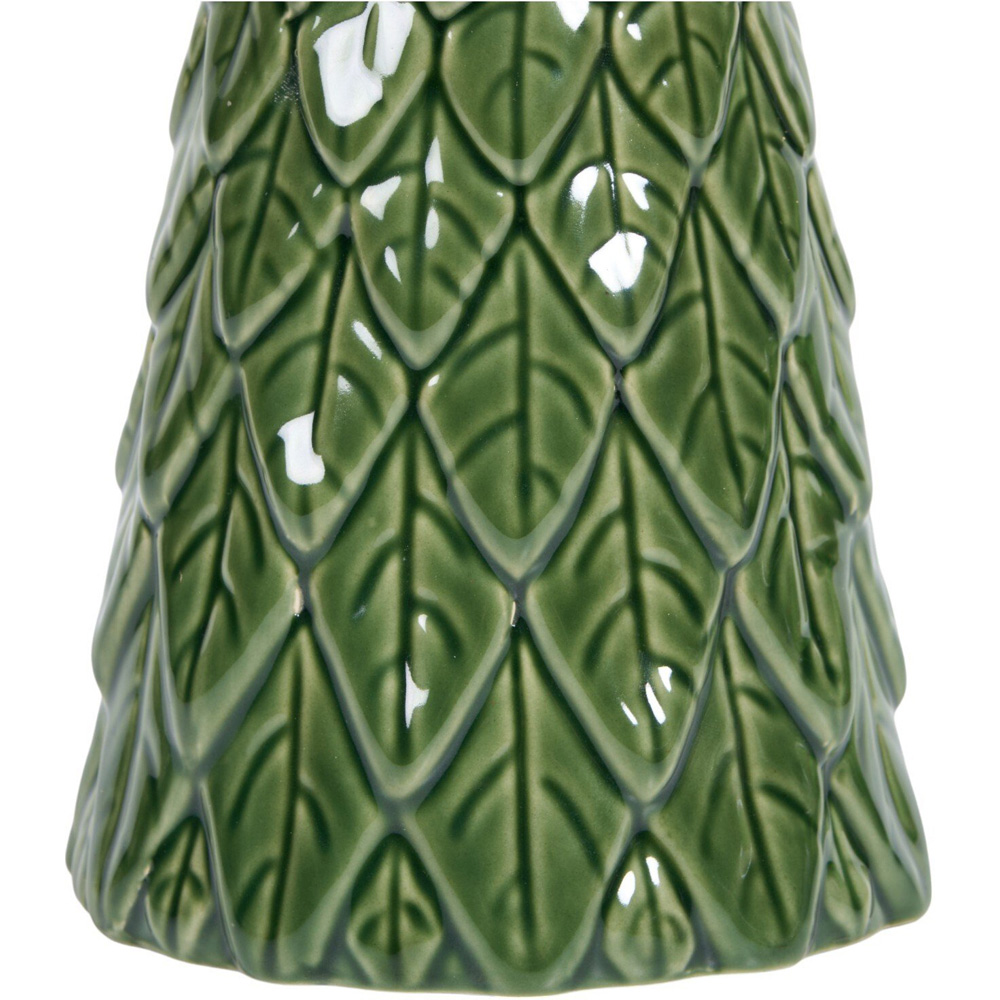 Reactive Glaze Leaf Tree Green Image 3
