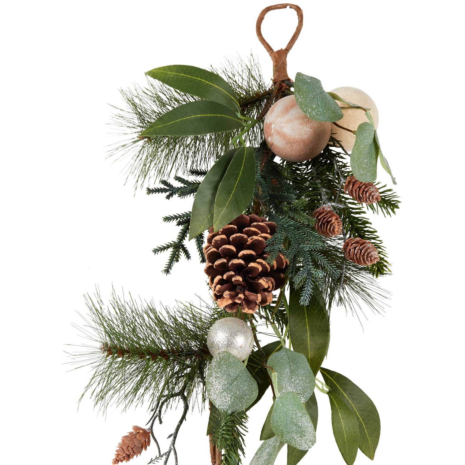 Natural Bauble Garland - Green Image 4