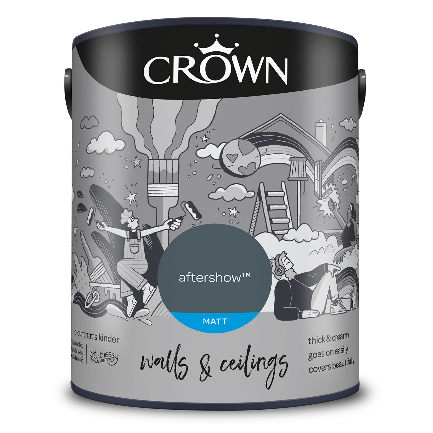 Crown Matt Emulsion Paint 5L - Aftershow Image 9