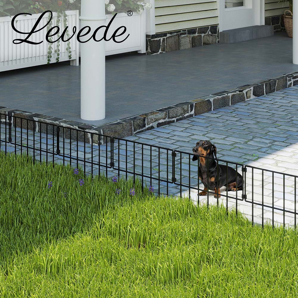 Levede Metal Animal Barrier Garden Fence 42 x 32cm 10 Pack Image 8