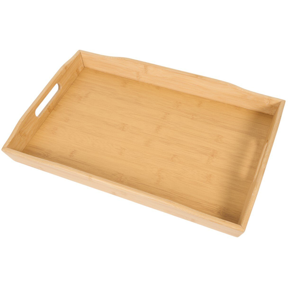 Large Bamboo Tray Natural Image 3