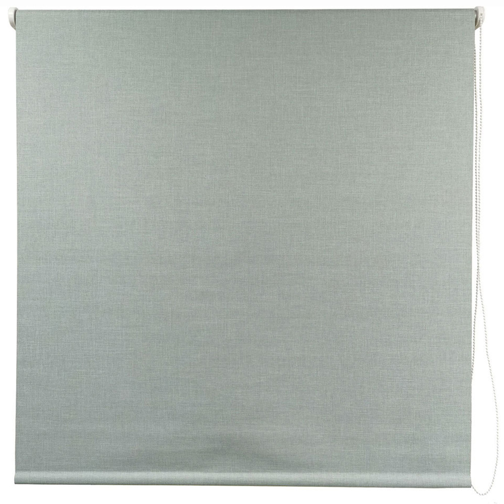 Textured Blackout Blind - Soft Green / 60cm Image 2