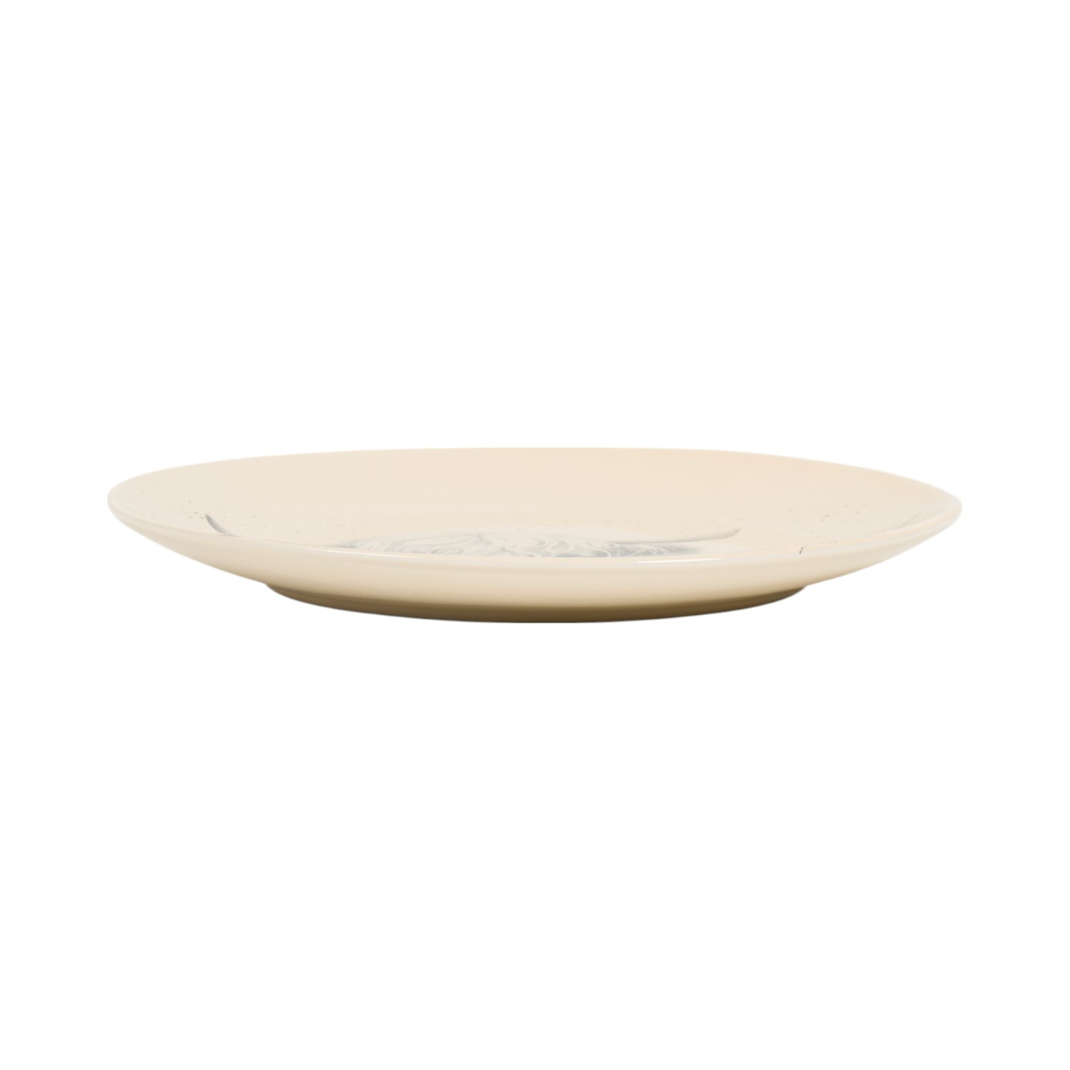 Highland Cow Dinner Plate Cream Side Plate Image 4