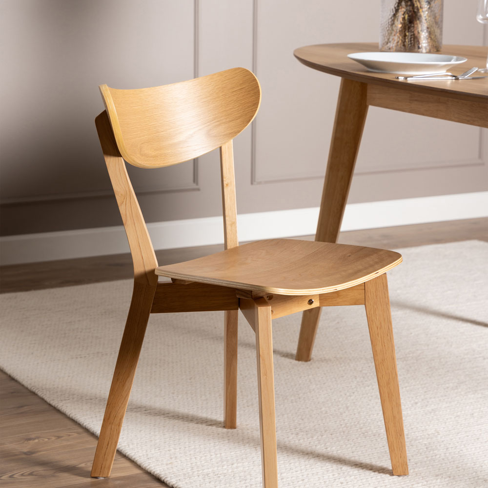 Furniture To Go Roxby Oak Dining Chair Set of 2 Image 5
