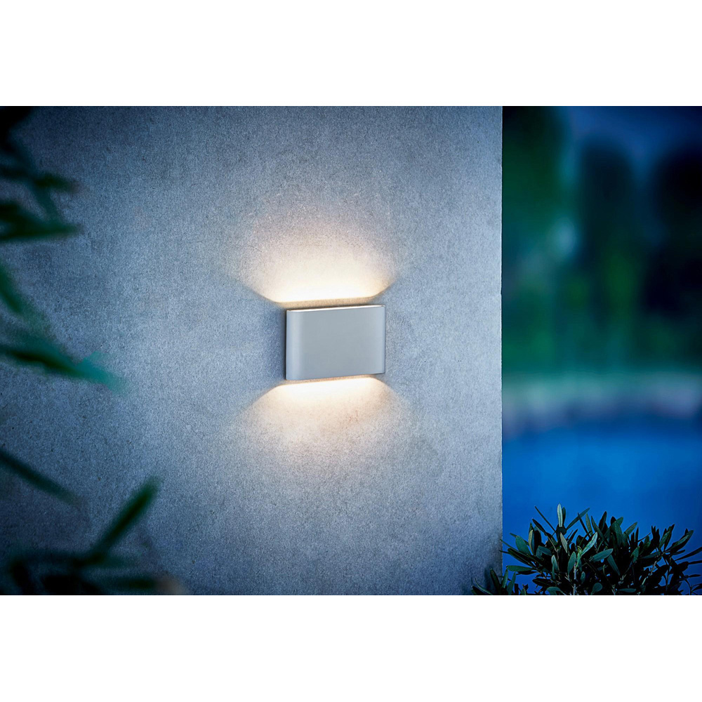 Nordlux Kinver White Outdoor Super Slim LED Wall Light Image 2