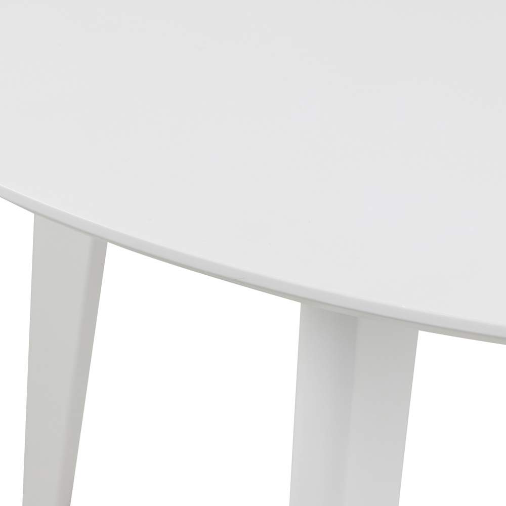 Furniture To Go Roxby White 4 Seater Round Dining Table Image 8