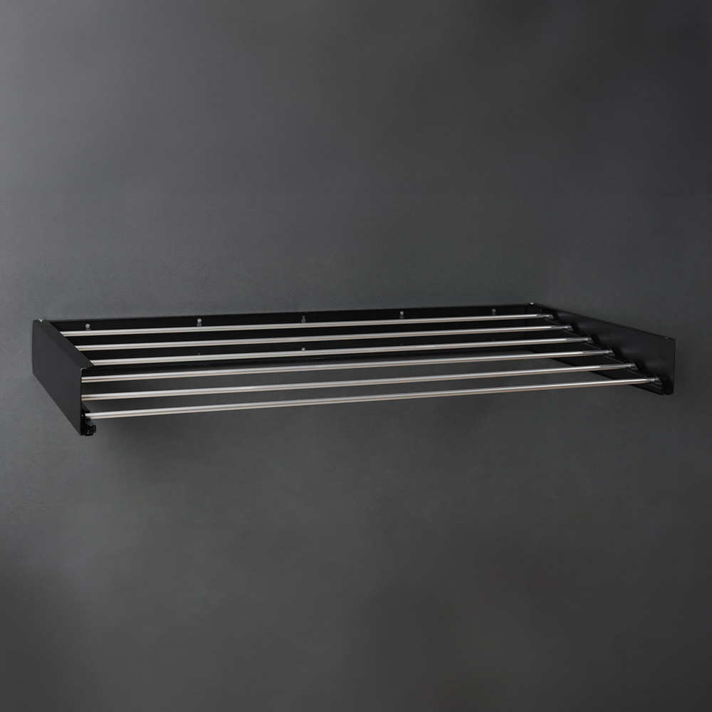 Argento Heavy Duty Wall Mounted Airer - Black Image 2