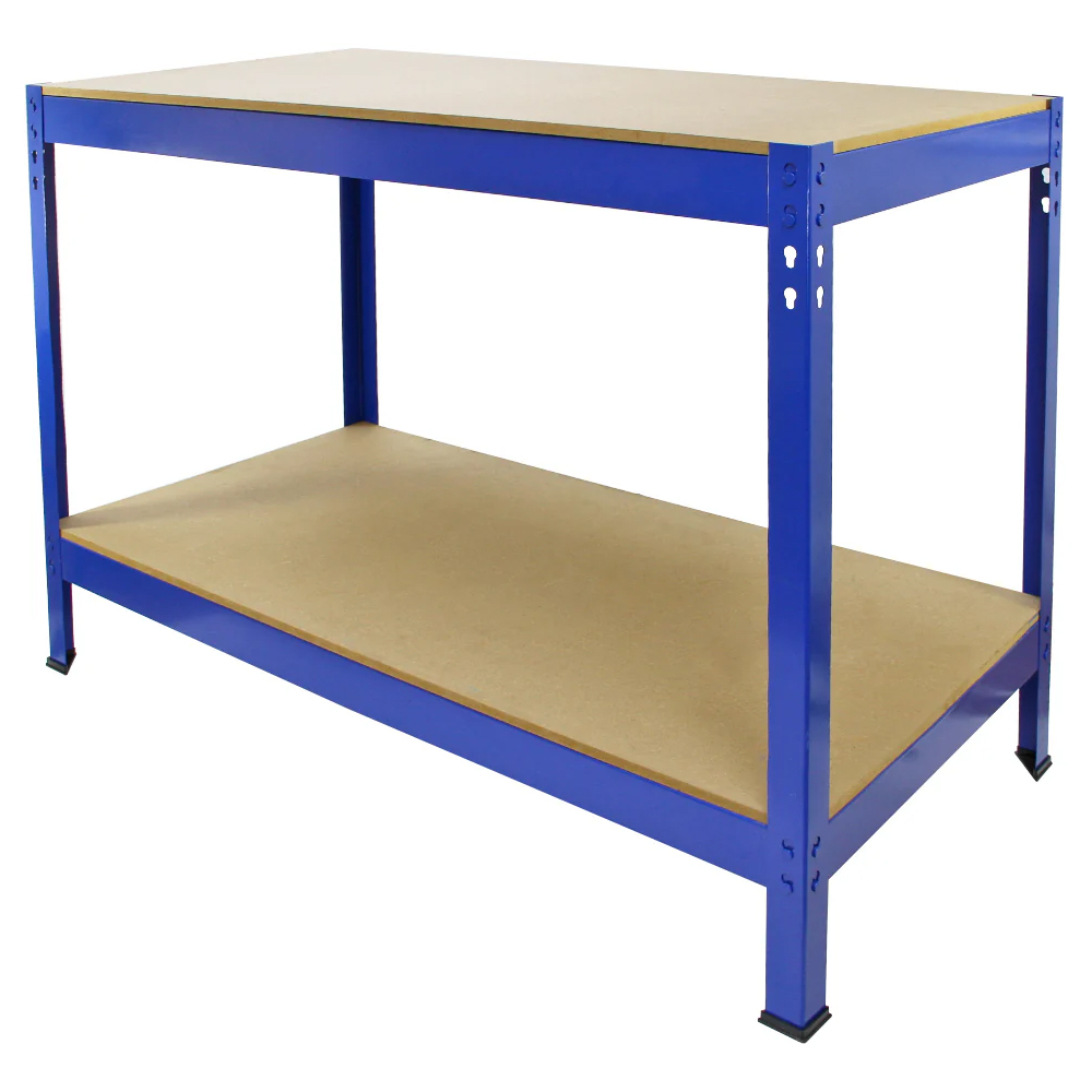 Monster Shop T-Rax Blue Racking and Metal Storage Workbench 75cm Set of 3 Image 4
