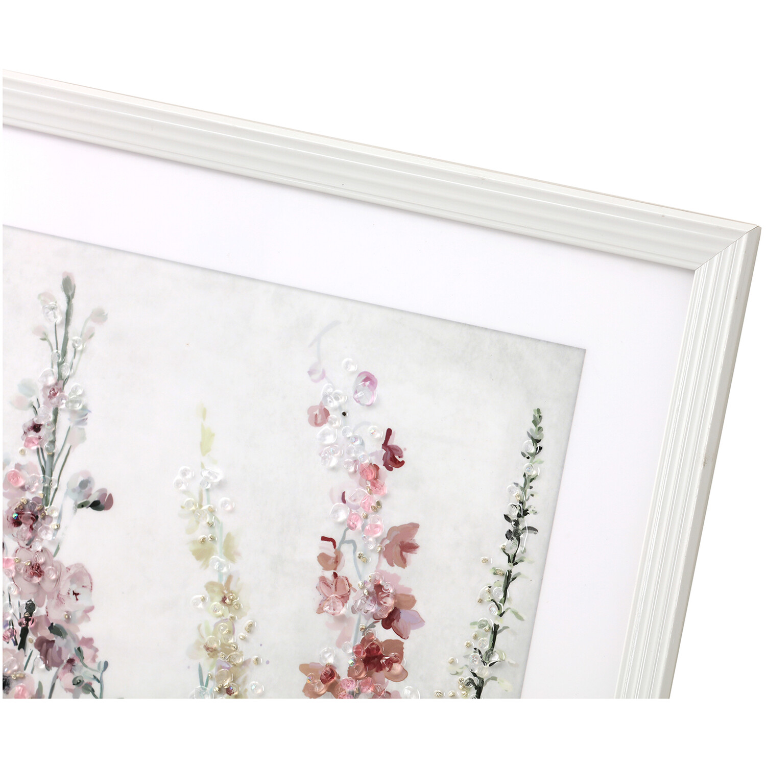 Wildflower Framed Crystal Art Image 3