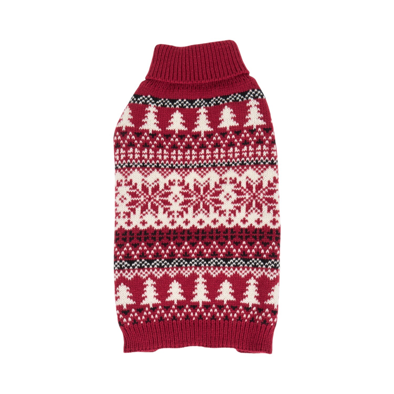 Fair Isle Dog Jumper XL Image 4