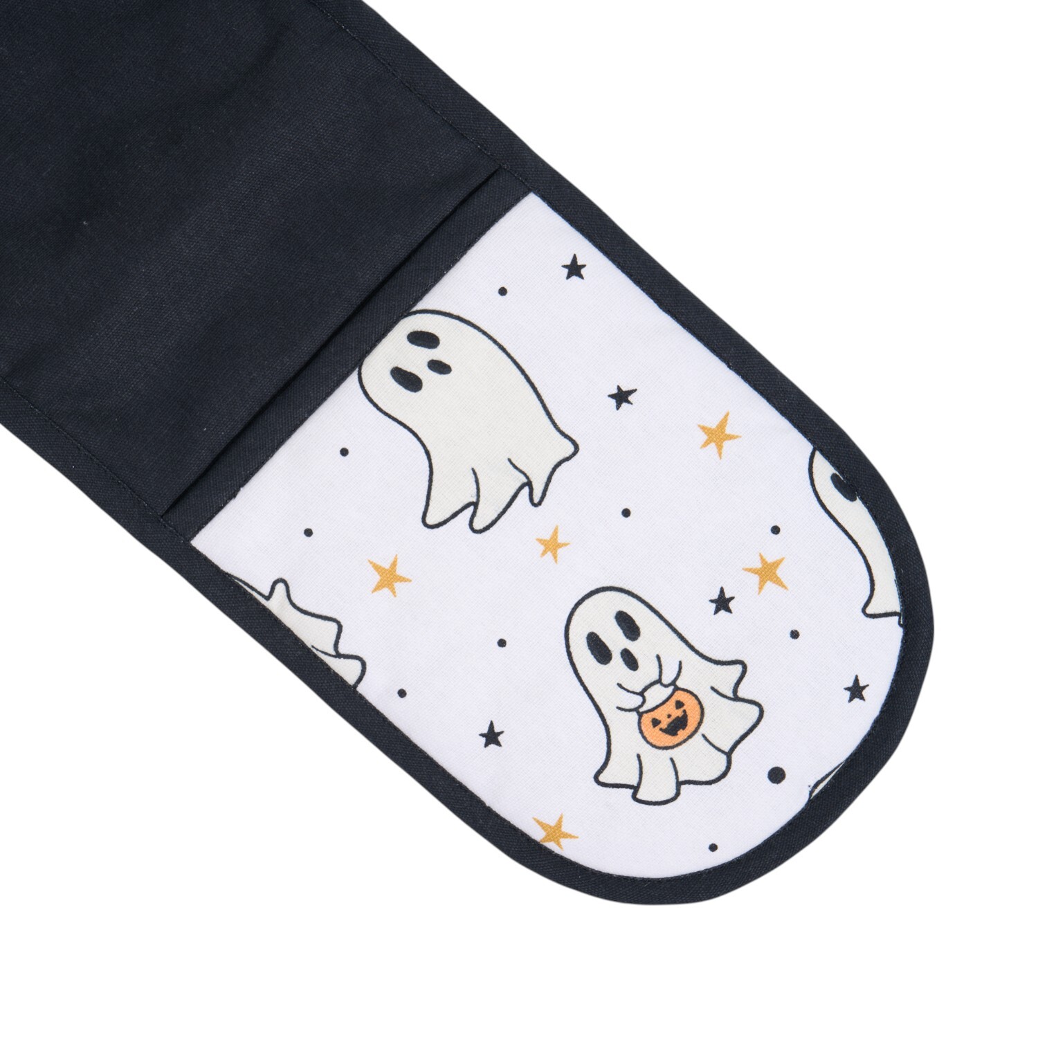 Ghost Double Oven Glove White and Black Image 5