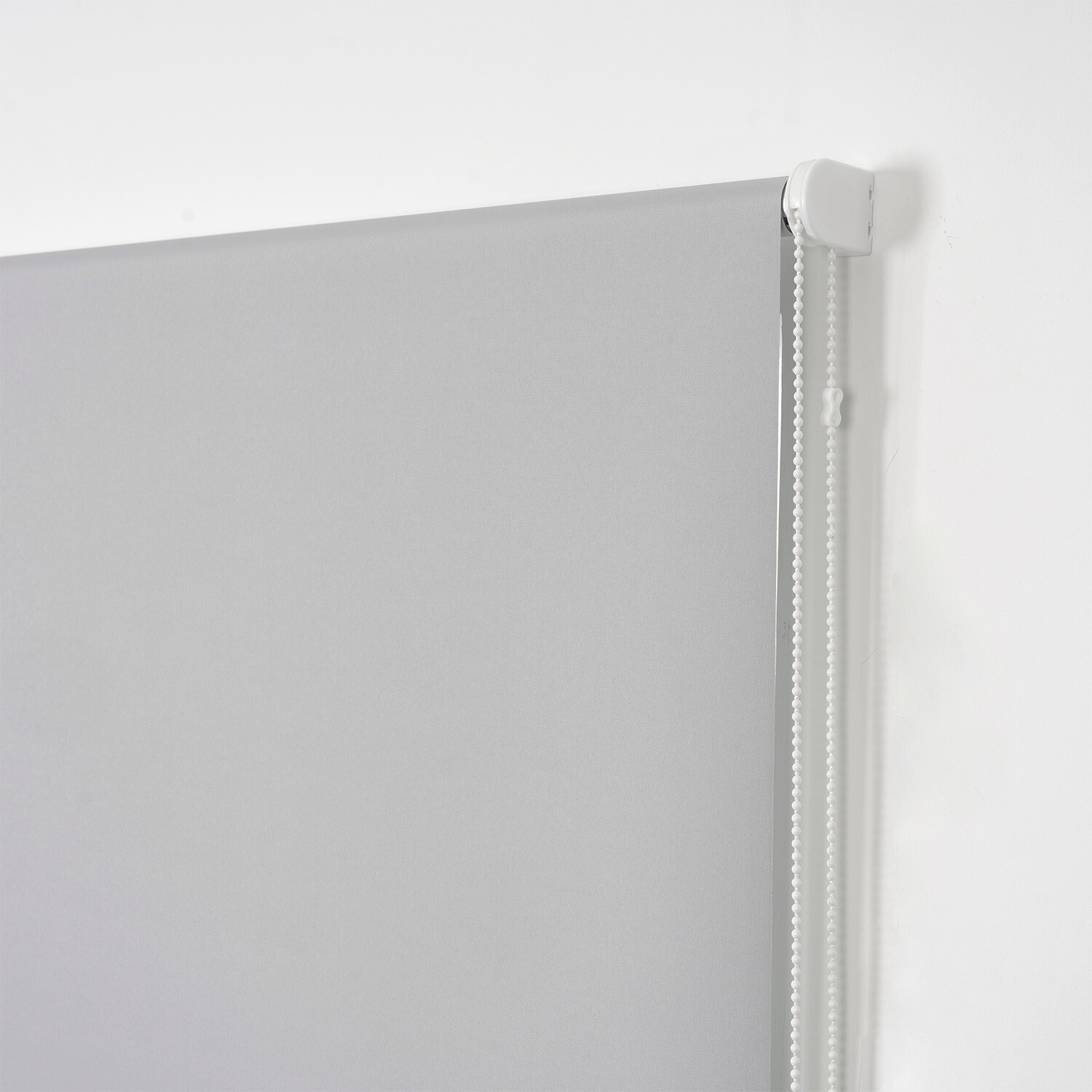 Divante Plain Blackout Roller Blind - Cool Silver / 60cm Image 4