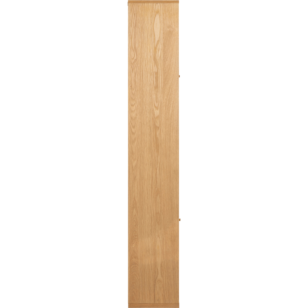 Furniture To Go Rangoon Oak 3 Door 14 Shelf Large Bookcase Image 3