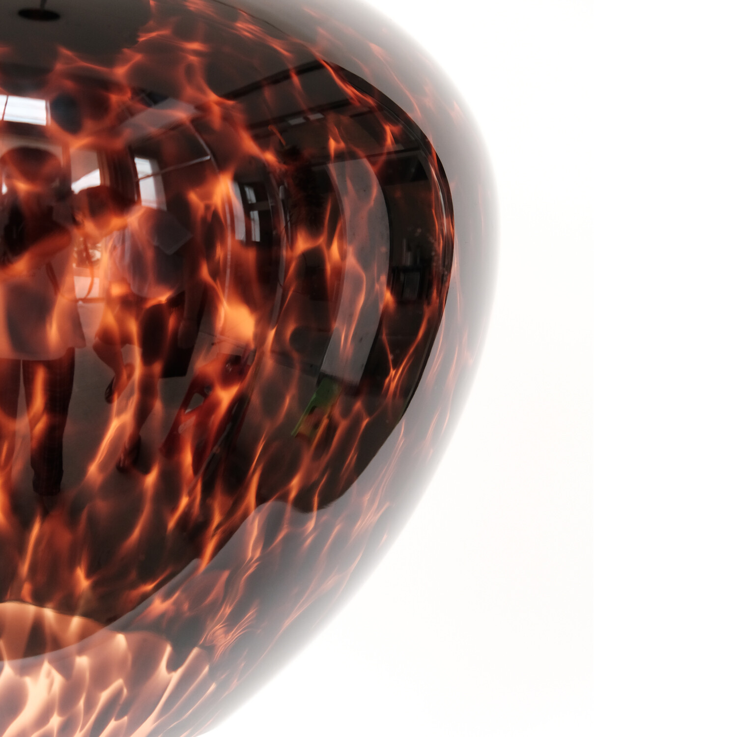 Jaelyn Black and Rust Pendant Shade Image 3