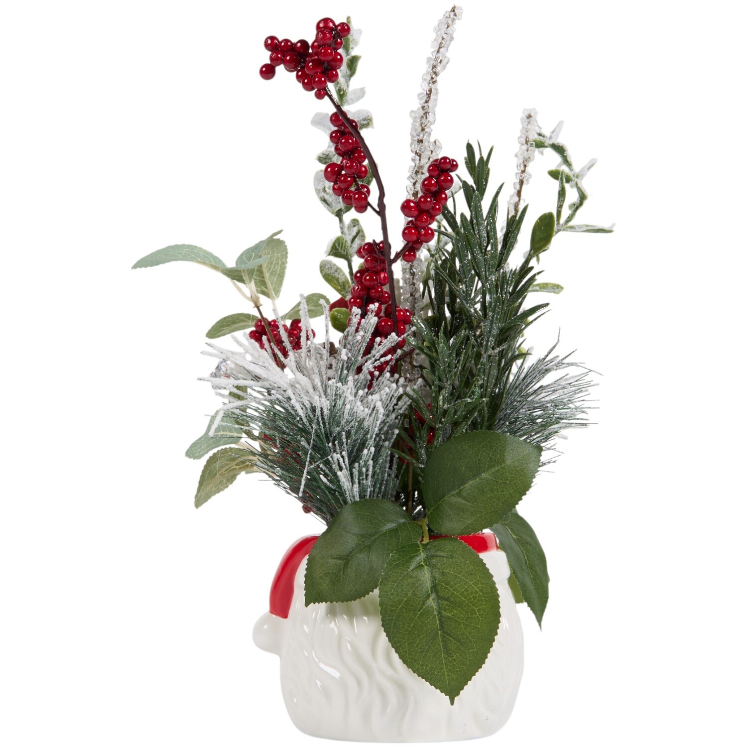 Floristry Arrangement in Santa Pot Green Image 3