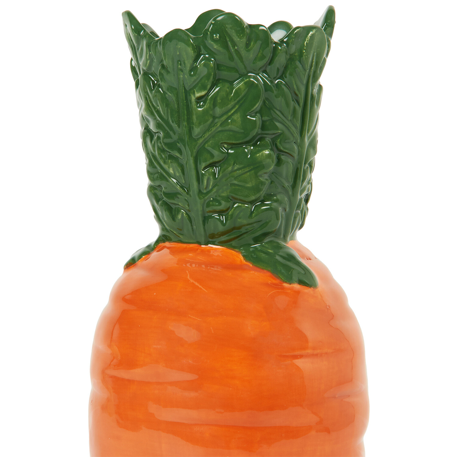 Carrot Vase - Orange and Green Image 4