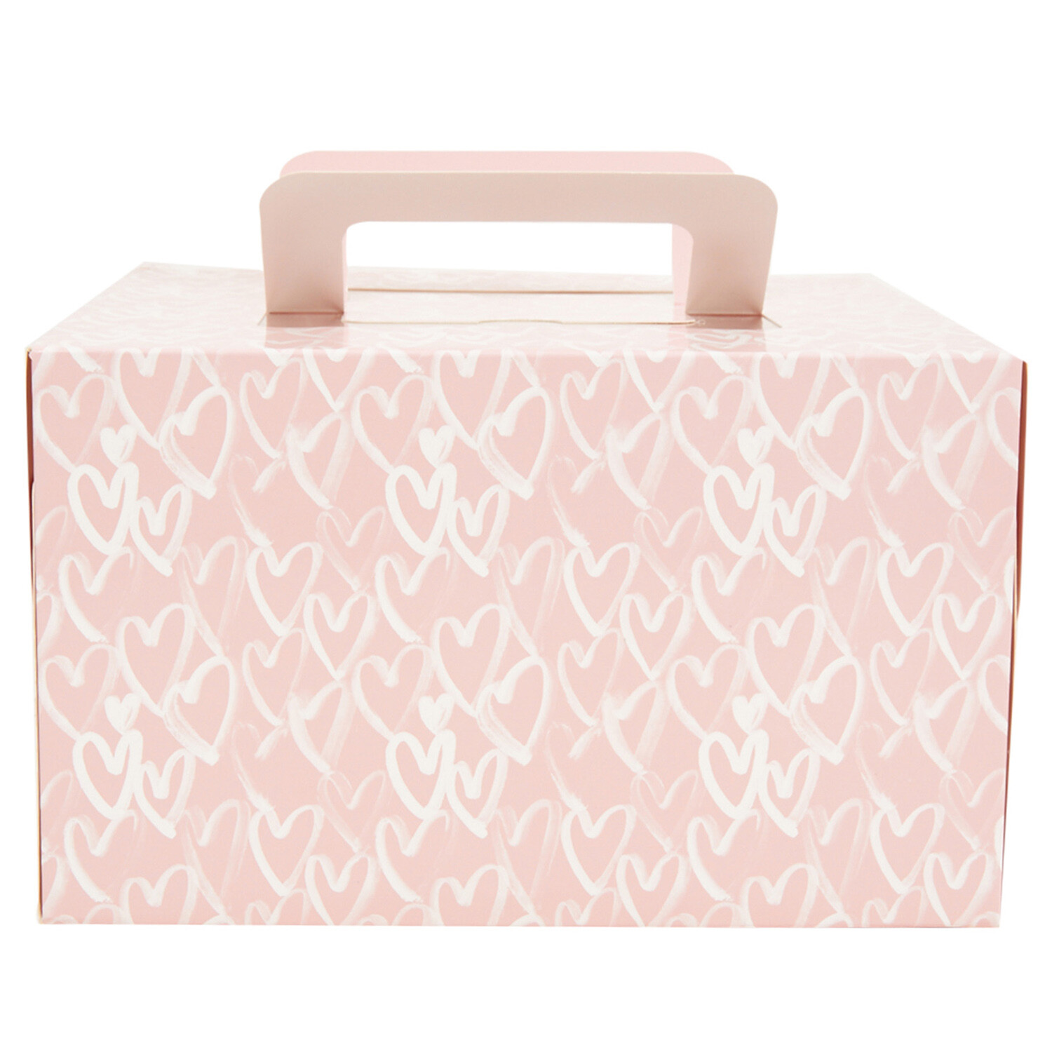 Pack of 2 Hearts Cake Boxes - Pink Image 3