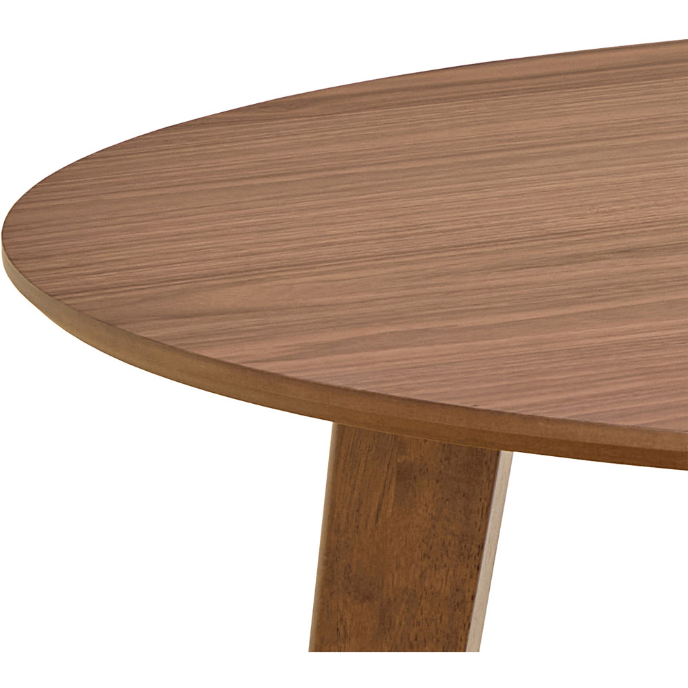 Furniture To Go Roxby Walnut 4 Seater Round Dining Table Image 6