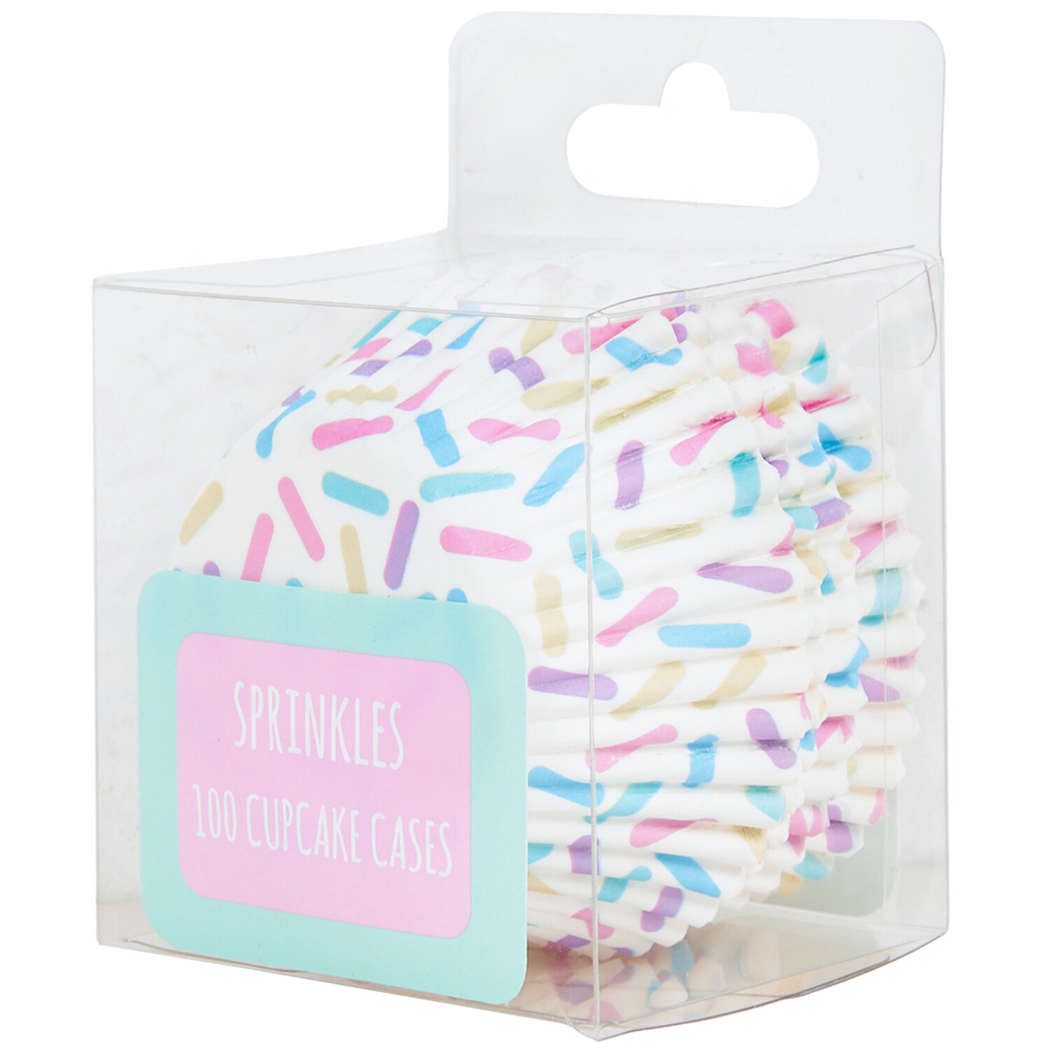 Pack of 100 Sprinkles Cupcake Cases - Multicolour Image 2