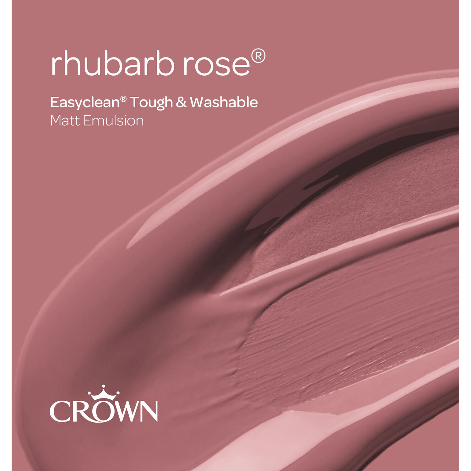 Crown Easyclean Matt Emulsion Paint - Rhubarb Rose Image 8