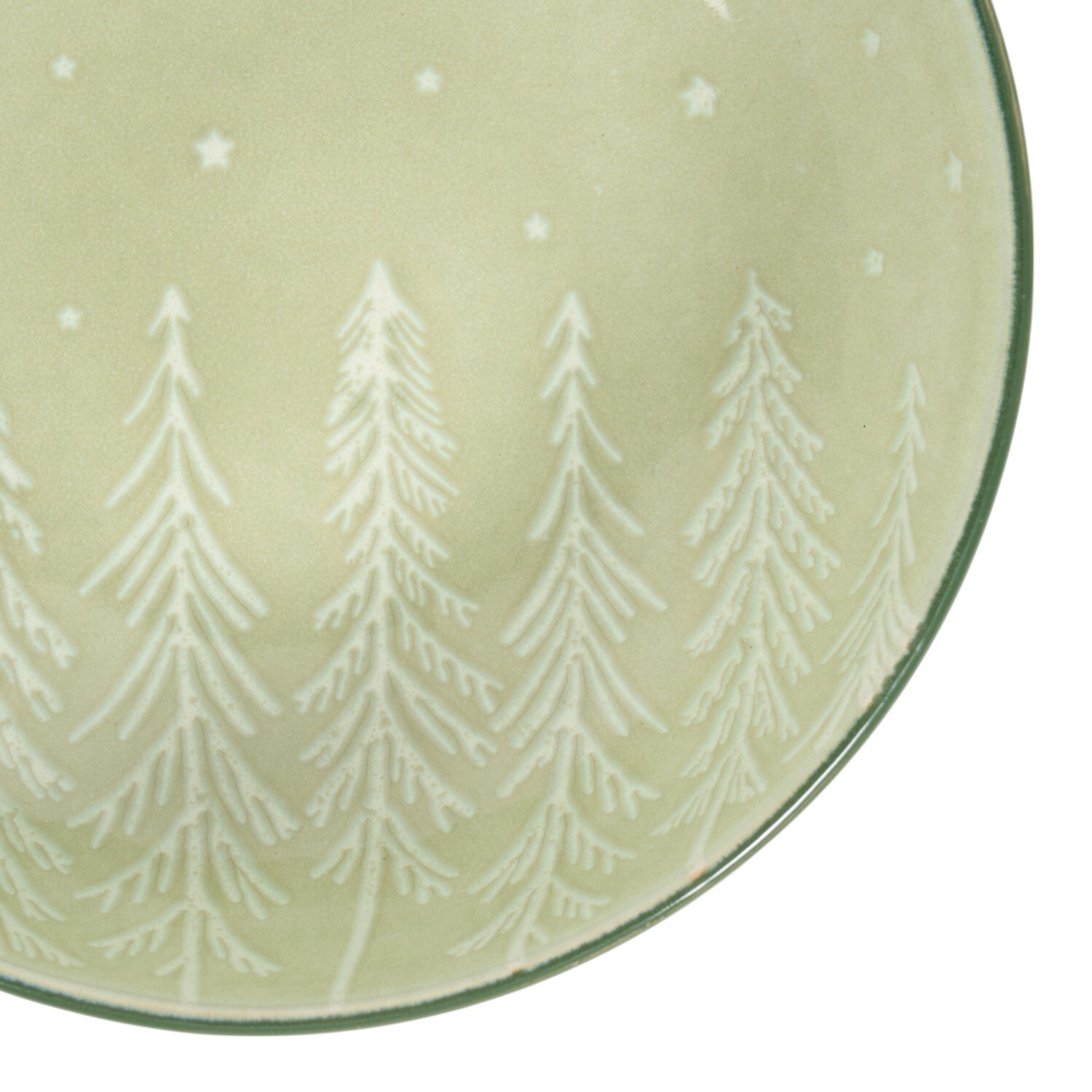 Nordic Tree Large Serving Bowl Sage Image 7