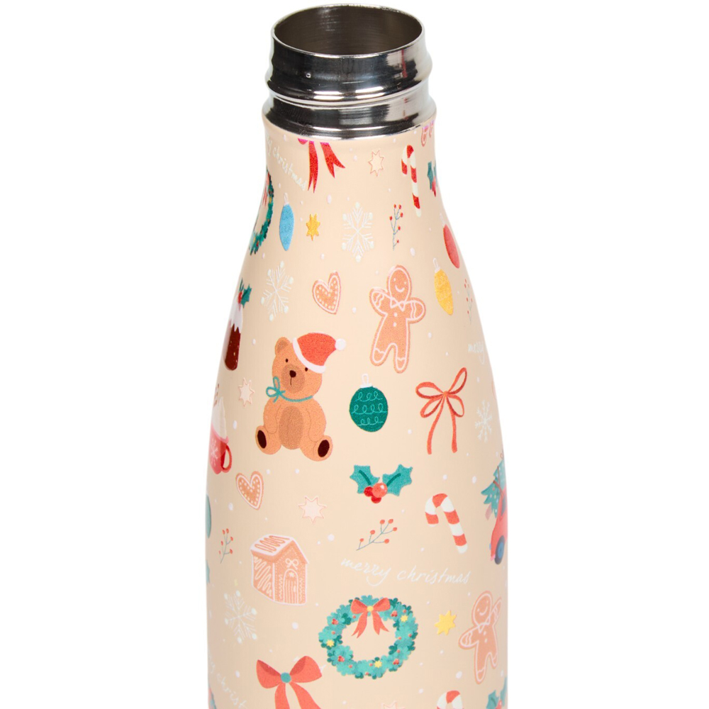 Stainless Steel Double Wall Vacuum Christmas Bottle Image 7