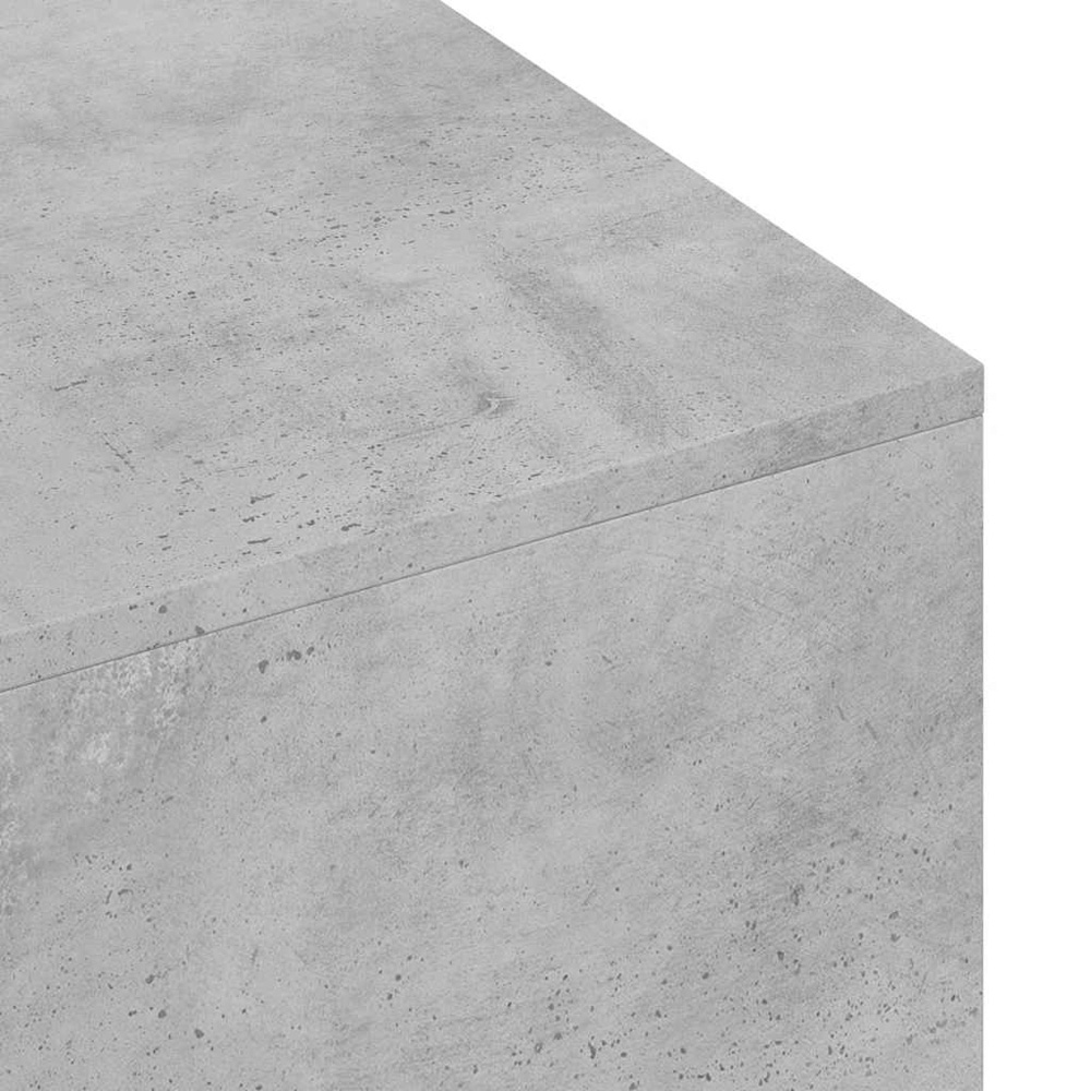 Walplus Concrete Grey Rectangular Coffee Table Image 7