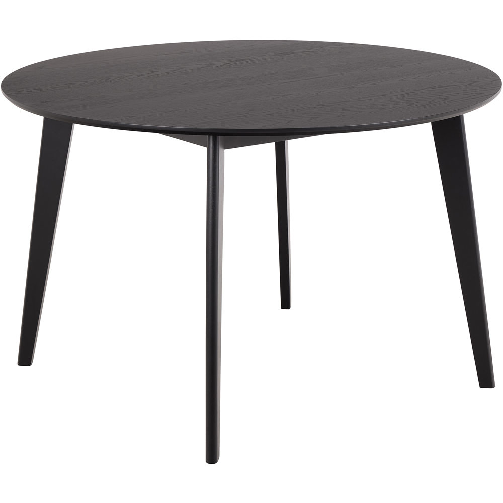 Furniture To Go Roxby Matt Black 4 Seater Round Dining Table Image 9