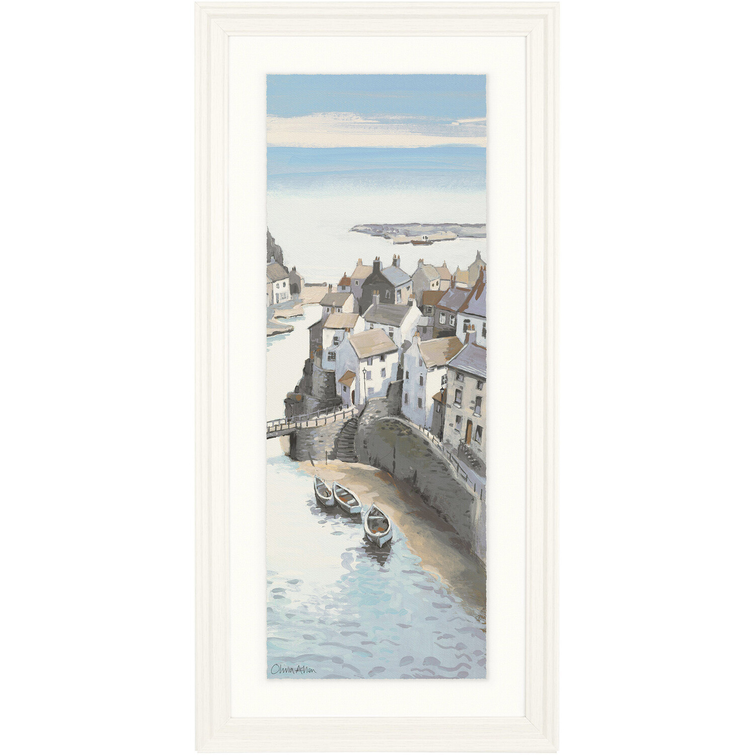 Single O. Allen Coastal View Framed Wall Art 33 x 68cm in Assorted styles Image 2