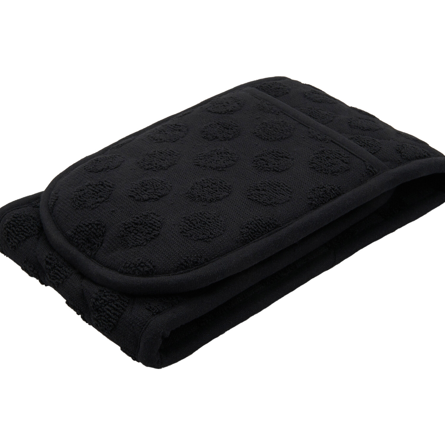 Divante Dobby Terry Double Oven Glove - Black Image 3