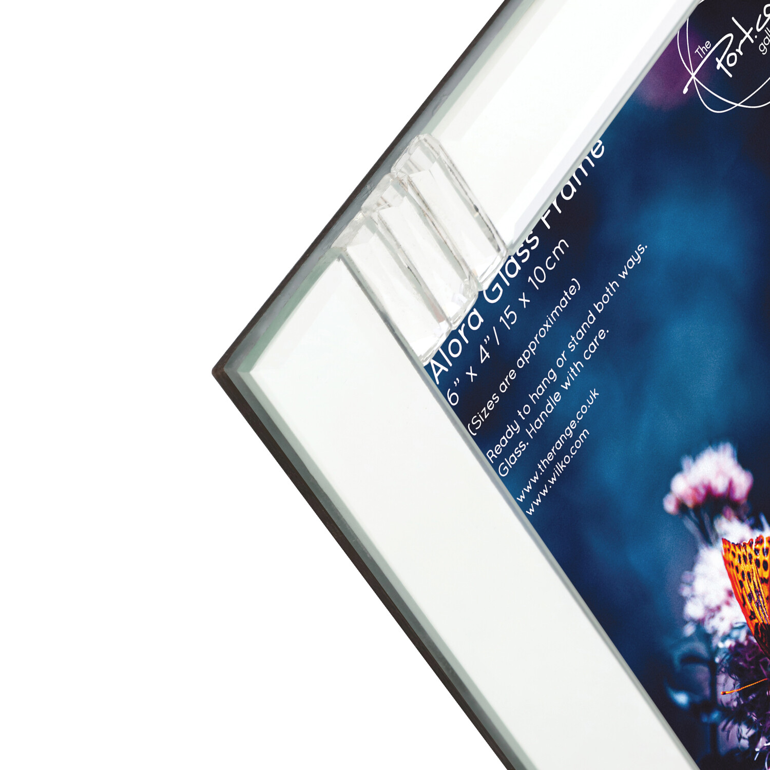 Alora Glass Frame - Silver / 6 x 4 inch Image 3