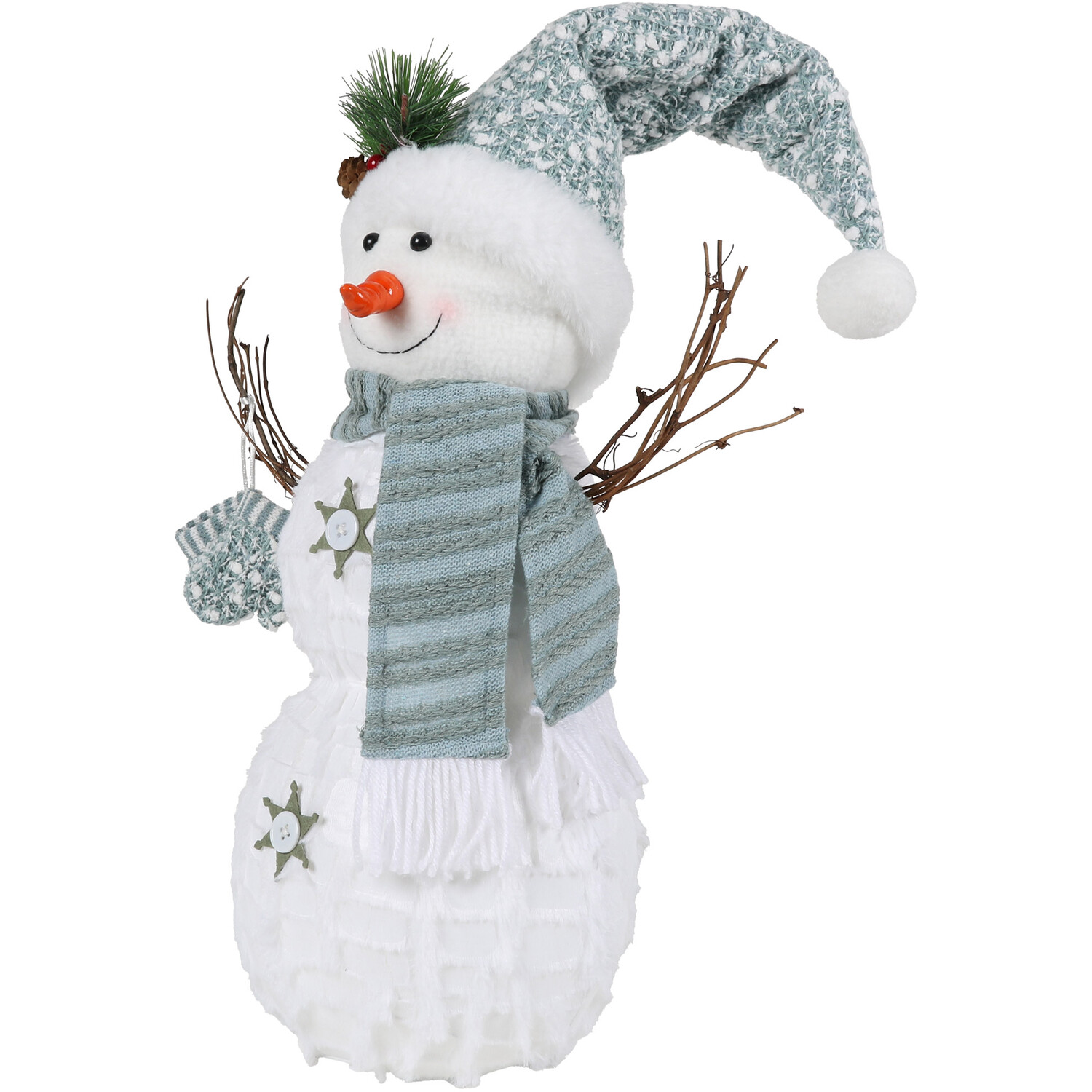 Festive Winter Snowman Decoration Image 2
