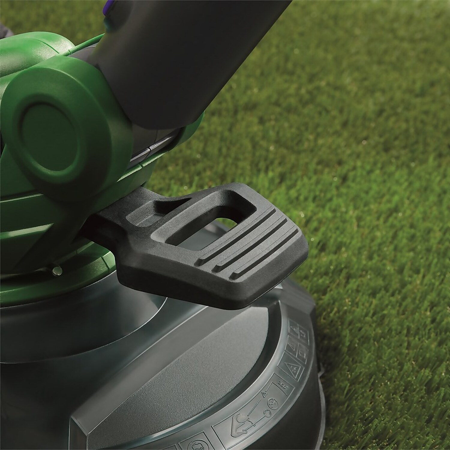 Powerbase 20V 30cm Green Cordless Grass Trimmer Image 2