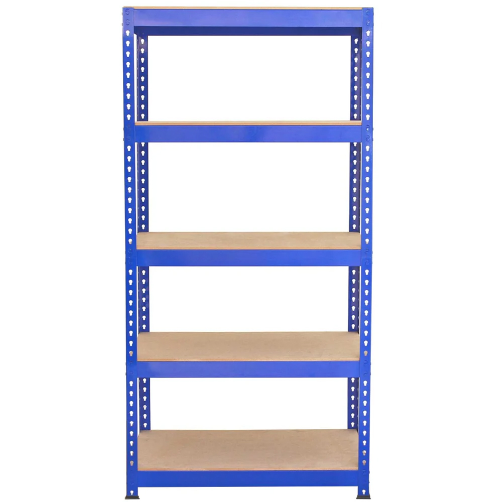 Monster Shop Q-Rax Blue Warehouse Shelving Rack 120cm Set of 3 Image 2